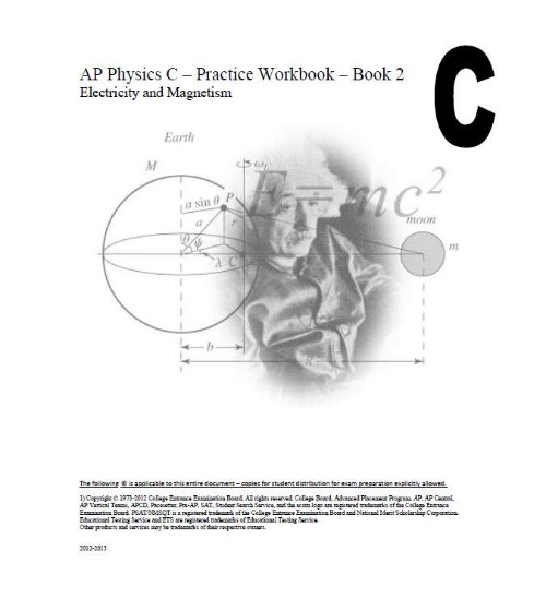 AP Physics C Practice Workbook Book2 Electricity and Magnetism