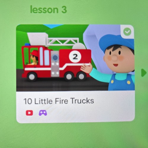 10 little fire trucks
