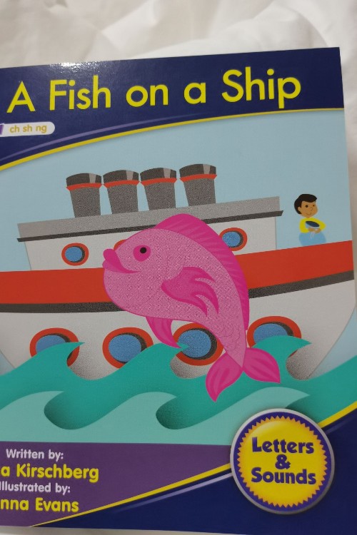 a fish on a ship