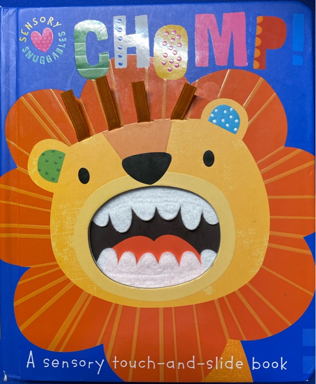 CHOMP A sensory touch-and-slide book