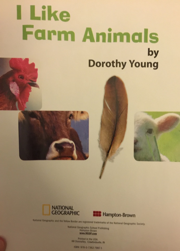 I like farm animals