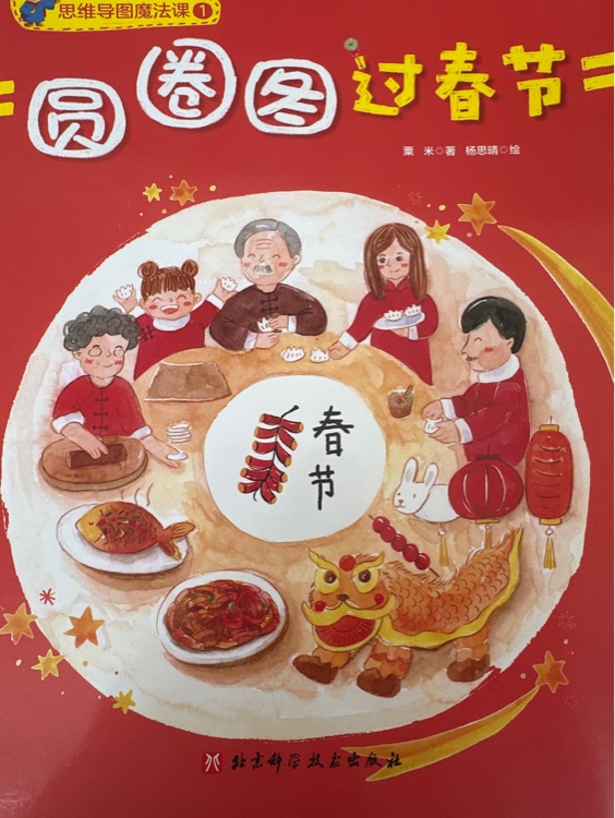 思維導(dǎo)圖魔法課1 圓圈圖過春節(jié)