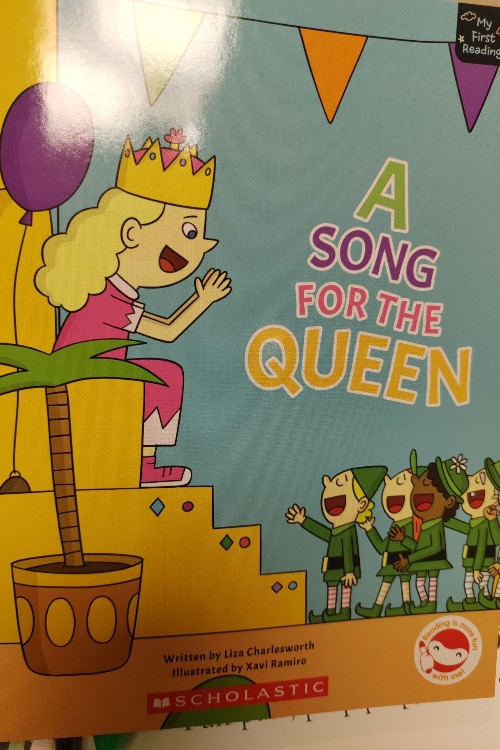 my first reading: a song for the queen