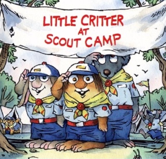 little critter at scout camp