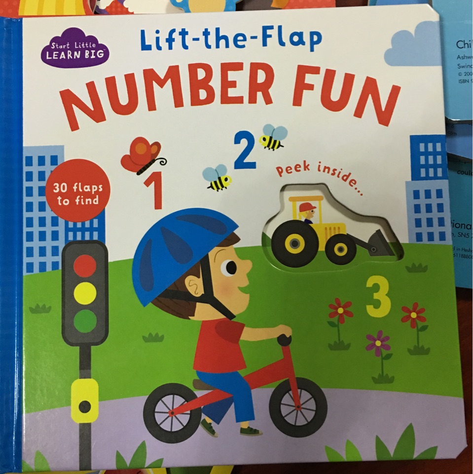 lift the flap  number fun