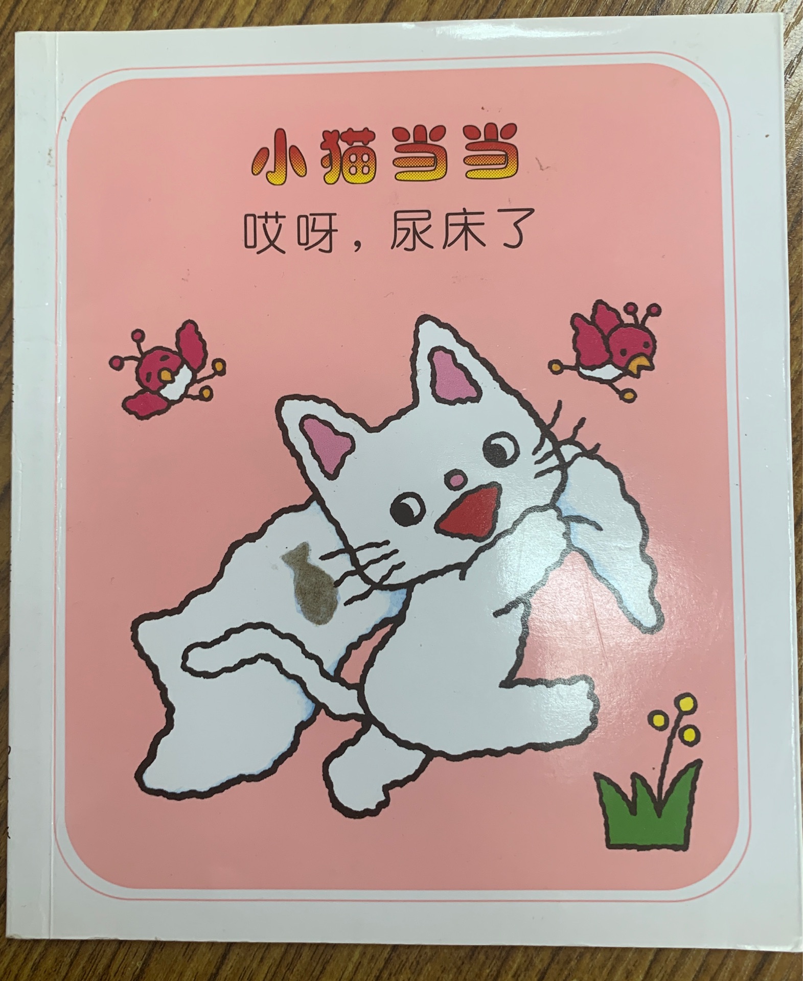 小貓當當哎呀尿床了