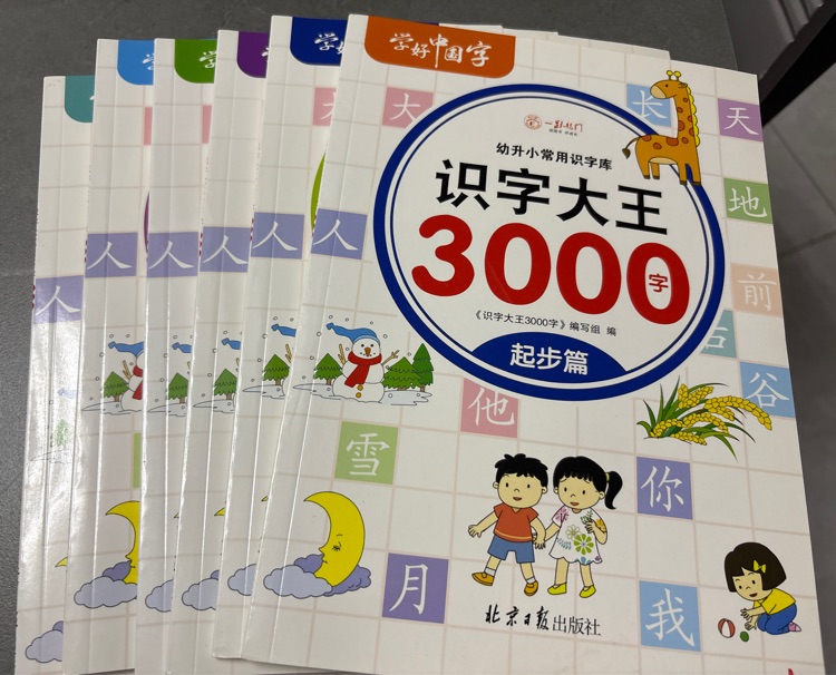 識(shí)字大王3000字(全六冊(cè))