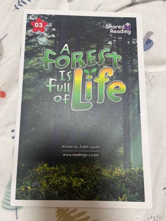 A forest is full of life