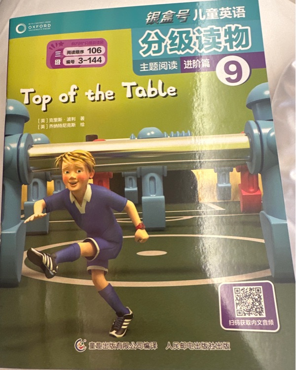 top of the table