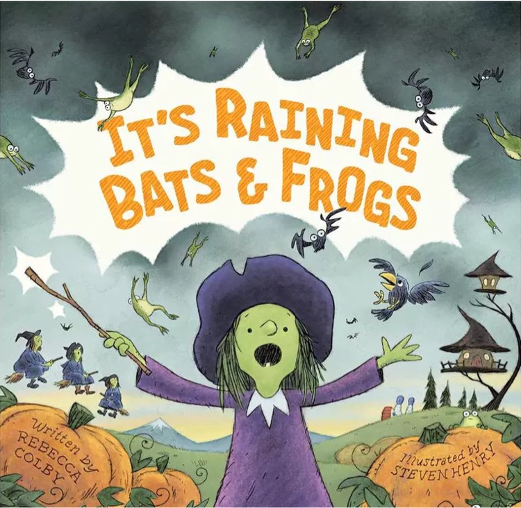 it's raining bats and frogs