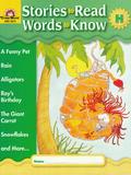 Stories to Read Words to Know Level H Student Boo