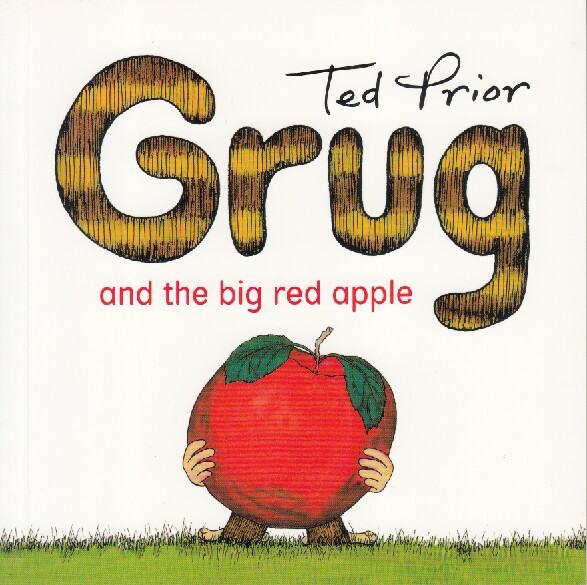 Grug and big red apple