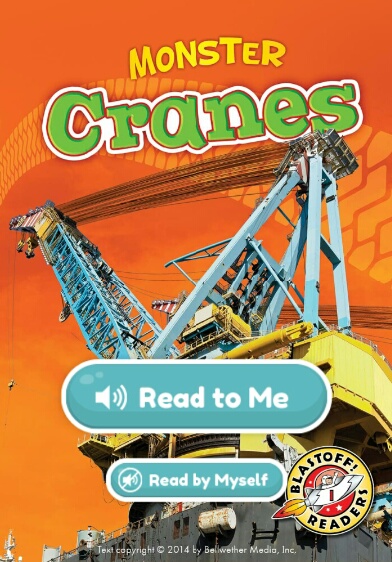 Monster Cranes (Khan Kids Reading)