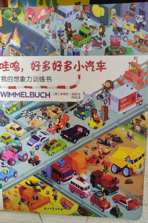 一本书秒懂哇唔, 好多好多小汽车