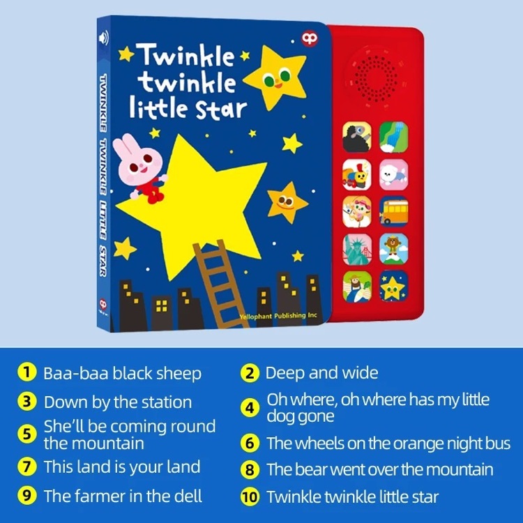 兒歌發(fā)聲書Twinkle twinkle little star