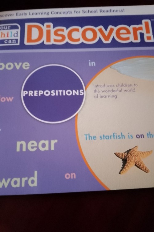 your child can discover prepositions
