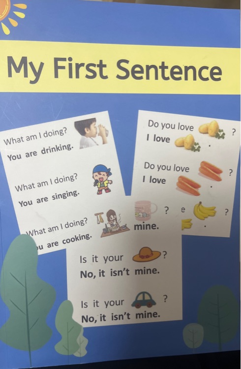 My first Sentence