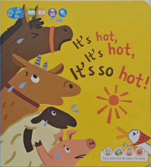 Blink blink English:It's hot,It's hot,It's so hot!