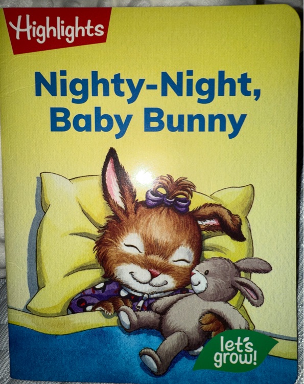 Night night baby bunny