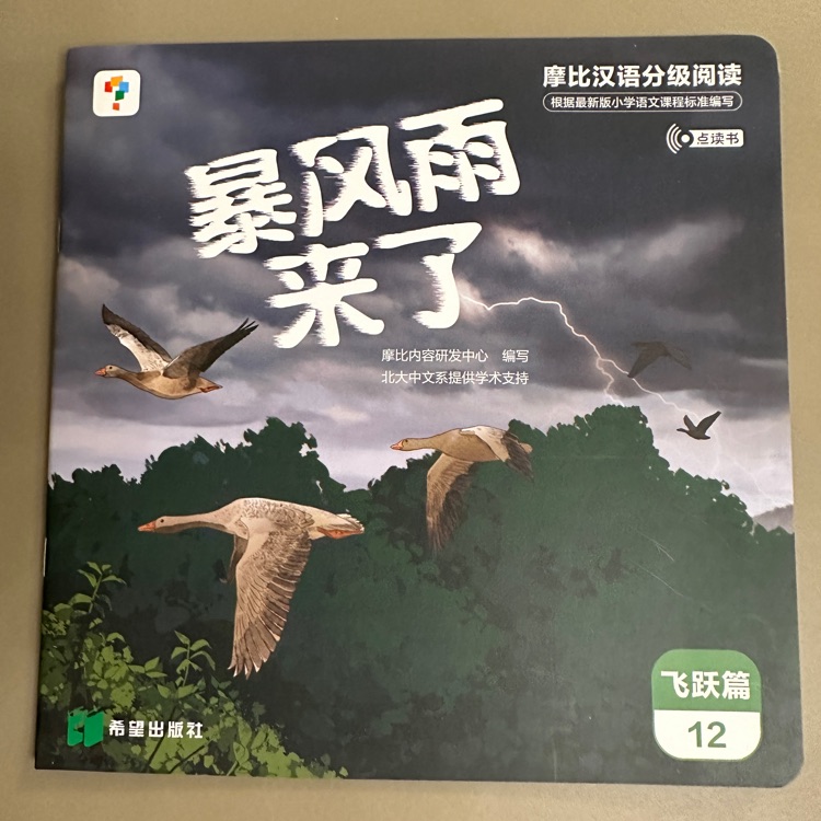 摩比漢語分級閱讀飛躍篇-暴風雨來了