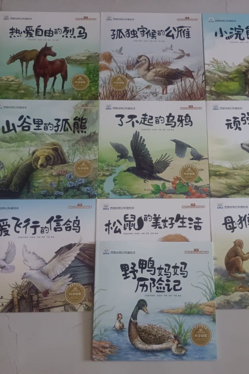 西頓動(dòng)物記科普繪本