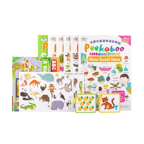 中英双语单词大书Peekaboo(6册) 点读版