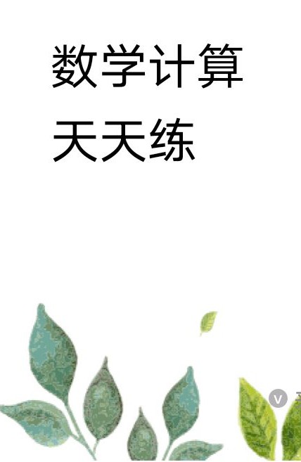 數(shù)學(xué)計(jì)算天天練