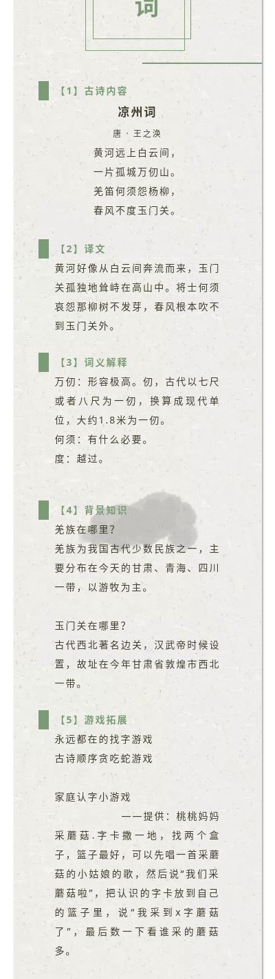 古詩 涼州詞