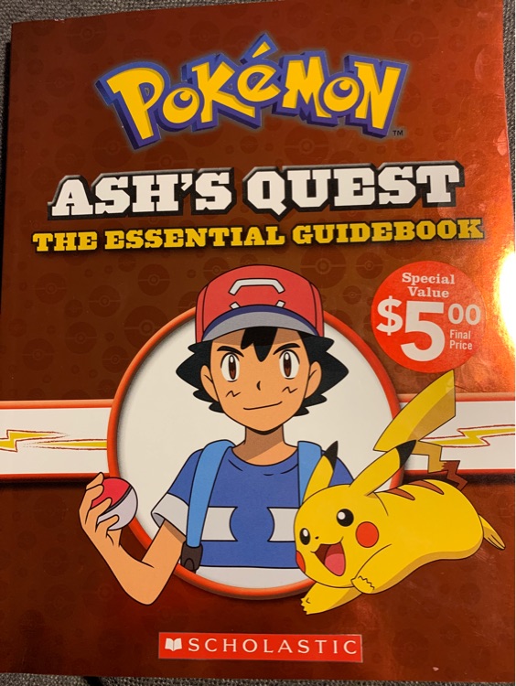 pokemon ash's quest the essential guidebook