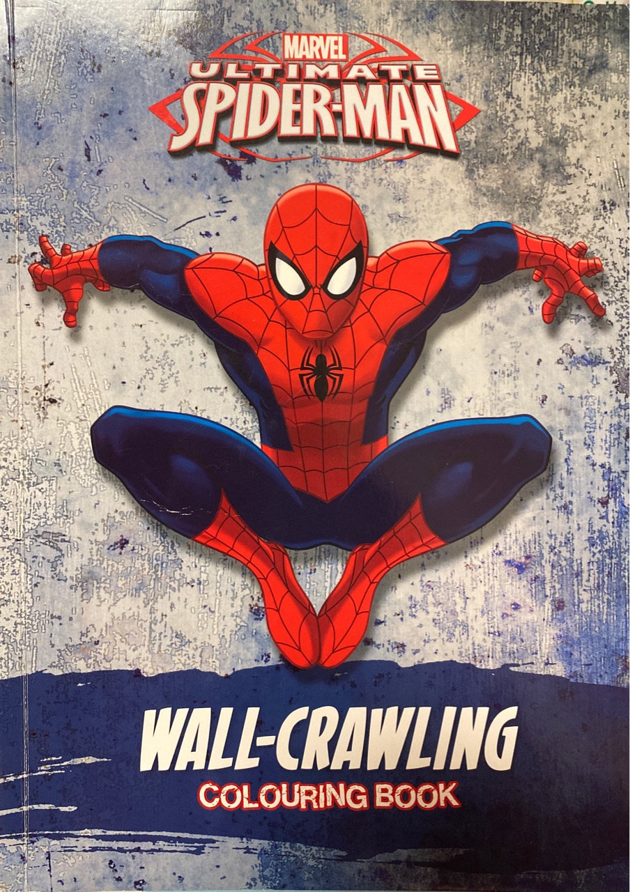 ULTIMATE SPRIDER-MAN WALL-CRAWLING COLOURING BOOK