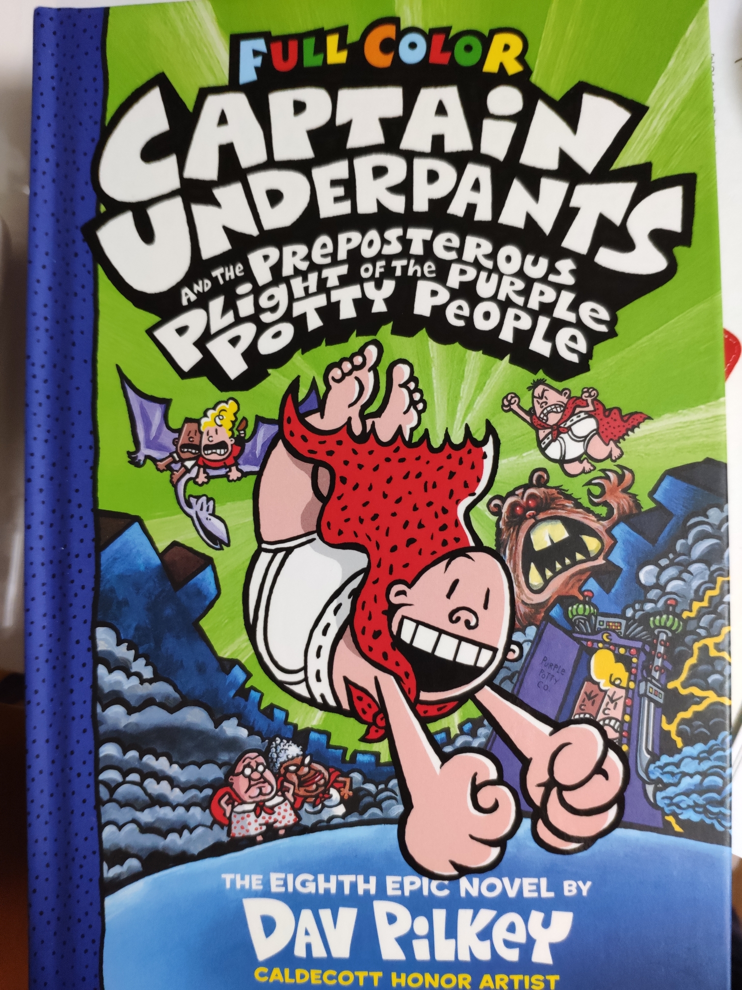 Captain Underpants and the Preposterous Plighr of thw Purple Potty People