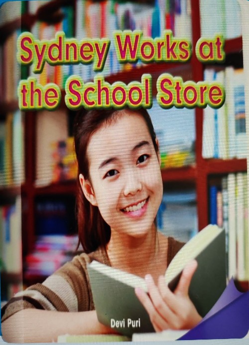 Sydney works at the school store