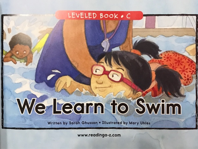 We learn to swim