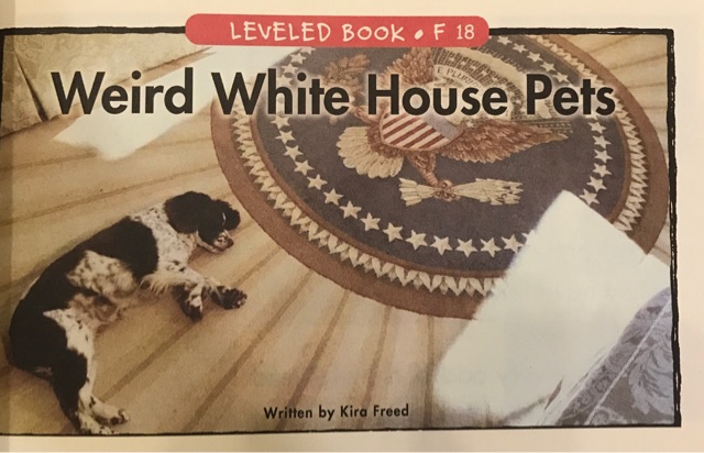 Weird White House pets