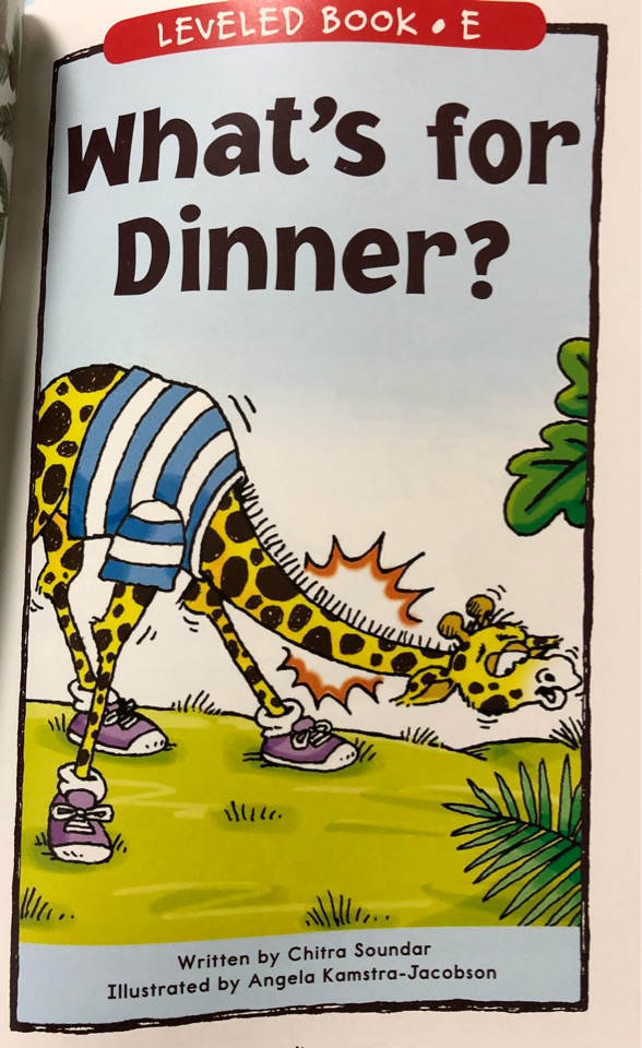 Raz E , what's for dinner
