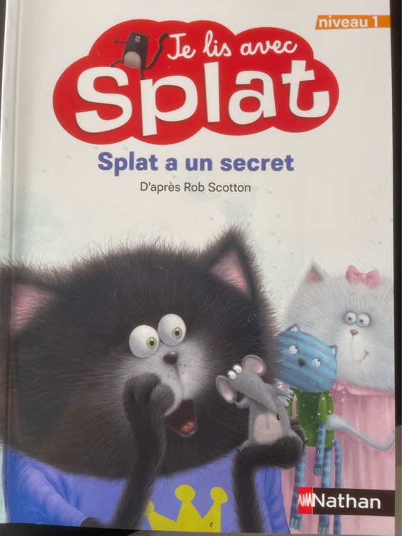 Splat a un secret-Je lis avec Splat