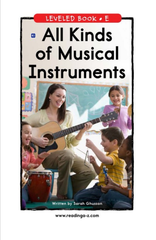 all kinds of musical instrument