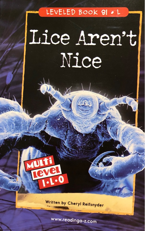 Lice Aren't Nice(RAZ L)