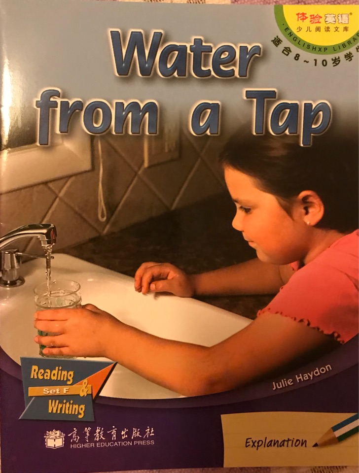 water from a tap