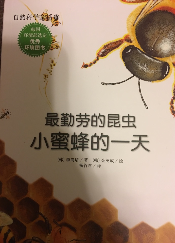 自然科學(xué)童話10 最勤勞的昆蟲(chóng)小蜜蜂的一天