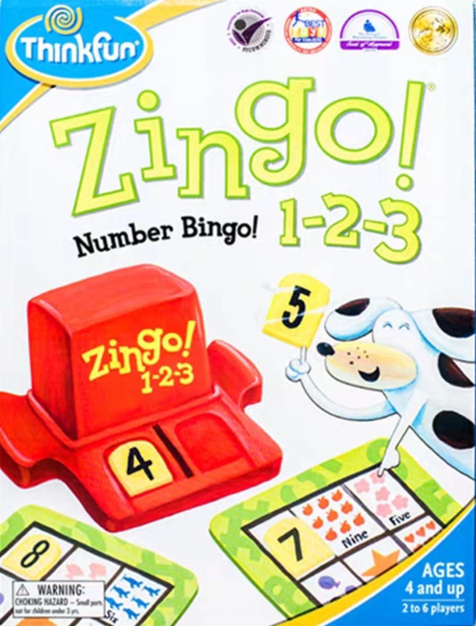 Zingo Number Bingo 123