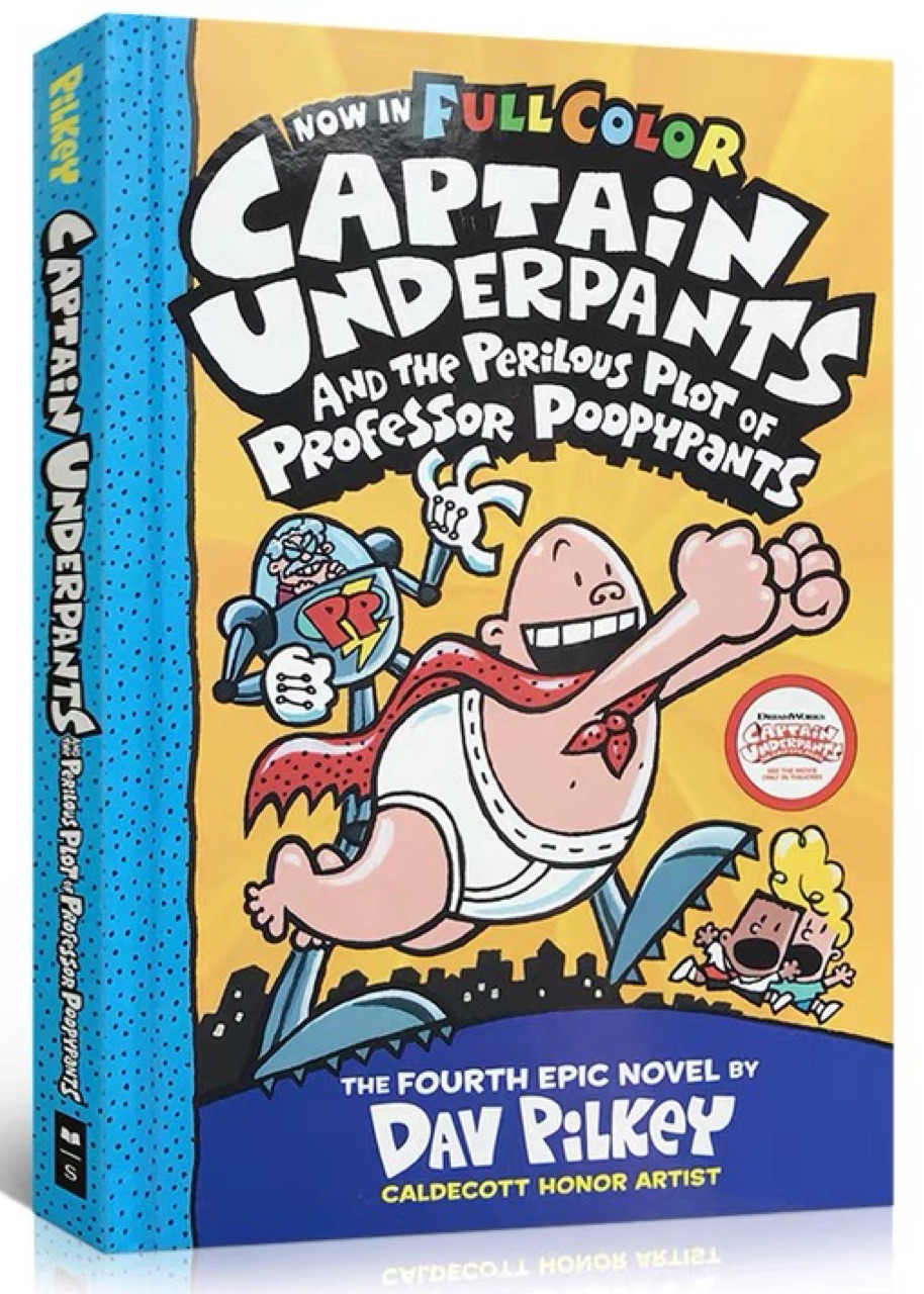 Captain Underpants and the Perilous Plot of Professor Poopypants: Color Edition  (Captain Underpants #4)