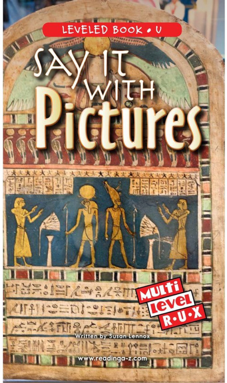 Say It with Pictures(RAZ U)