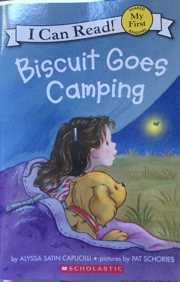 Biscuit goes camping