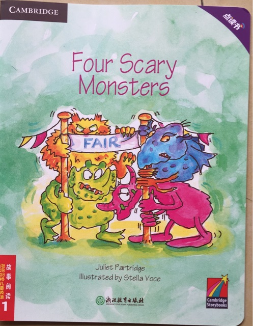 泡泡劍橋兒童英語(yǔ)故事閱讀1: Four Scary Monsters