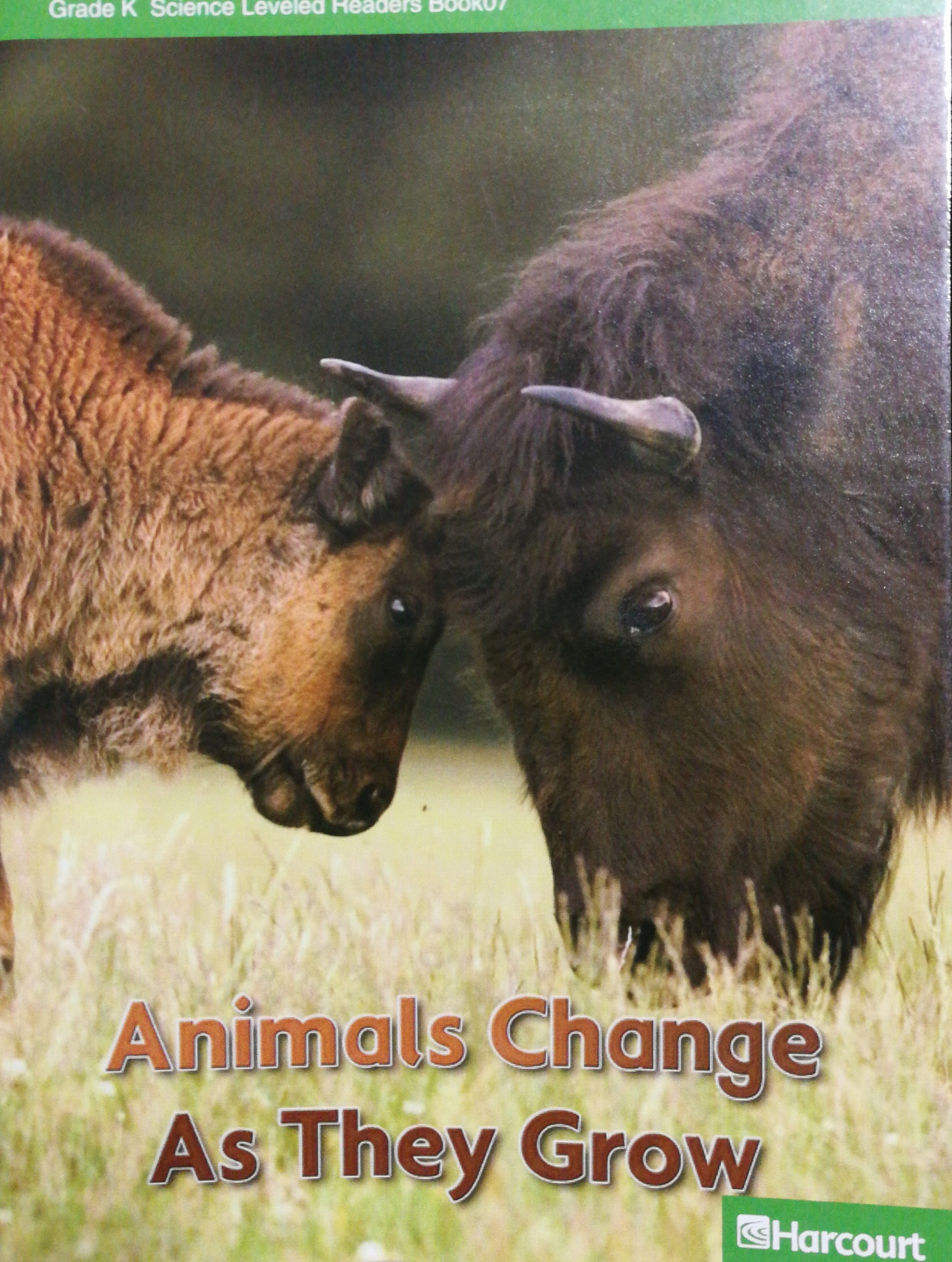 animals change as they grow