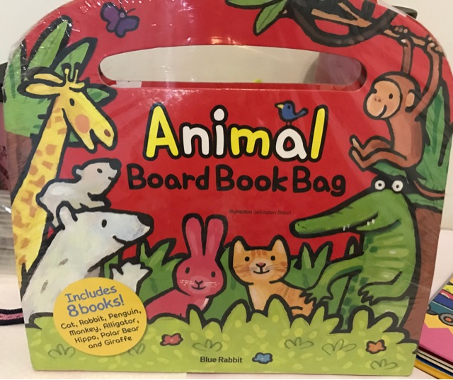 animal board book bag