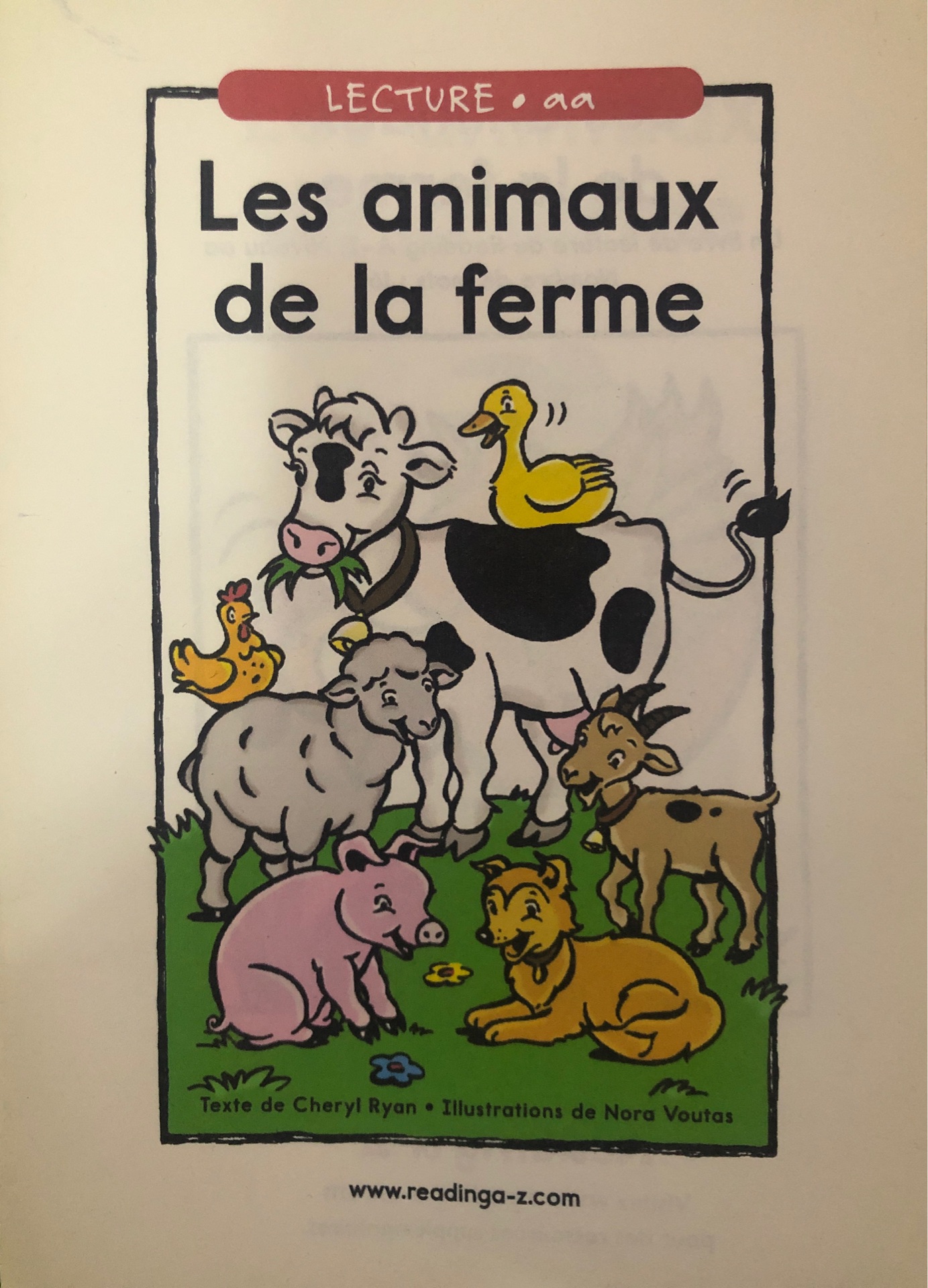 RAZ aa Les animaux de la ferme