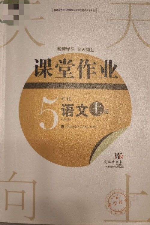 課堂作業(yè) 5年級語文上冊