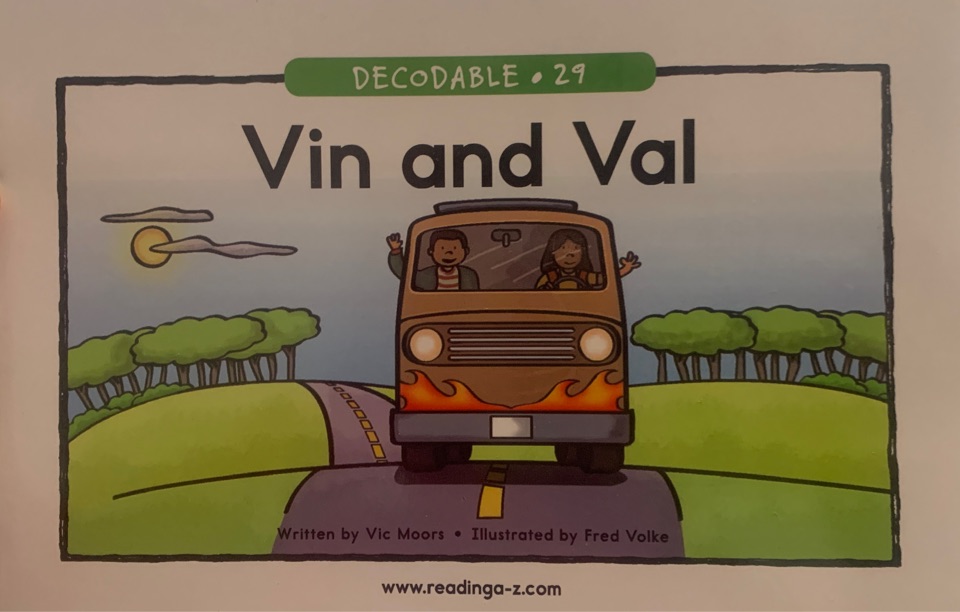 RAZ Decodable: 29 Vin and val